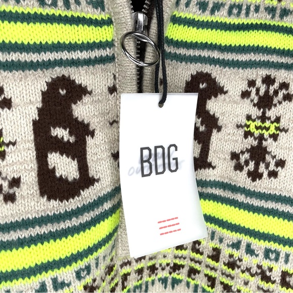 Urban Outfitters BDG Jesse Half-Zip Sweater - Picture 10 of 11